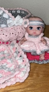 Cradle Purse and Doll