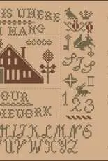 Homespun Elegance 218 Home is Where You Hang Your Needlework XSD