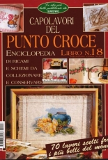 Prima Donna Edi. Encyclopedia-Capolavori del Punto Croce-N°18 / Italian
