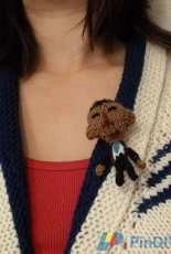 Tiny Obama Doll by Jill Borders-Free