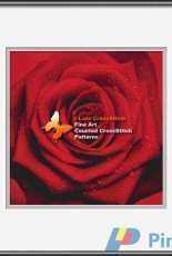 I Love CrossStitch ILCS AST-002 - Red Rose