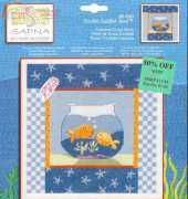 Janlynn 188-0004 - Gold Doublefish Bowl