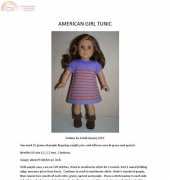 American Girl Tunic by Astrid Aesoey for American Girl Doll
