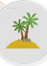 Daily Cross Stitch - Little Island