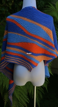 The Newporter Shawlette by Pam Jemelian
