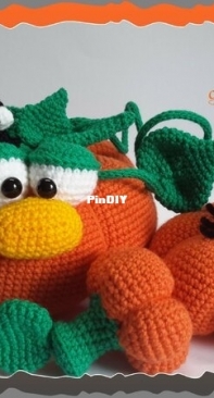 Sanis-Fitzereien - Sandra Schlehahn - Pumpkin - Pompoen - Dutch