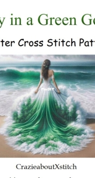 CrazieaboutXstitch - Lady in A Green Gown