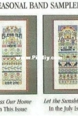 Leisure Arts 3474 A Sampling of Tradition - Seasonal Band Samplers