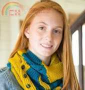 Breezy Bias Cowl from Classic Elite Yarn