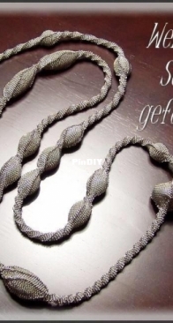 Fofinha - Tubular necklace Perlakonda Dagmar - Schlauchkette Perlakonda Dagmar - German