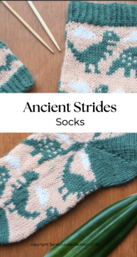 Ancient Strides Socks by Sarah Louise Jackson