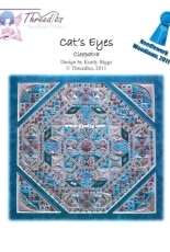 Threedles Needleart Design - Cats Eyes Cleopatra