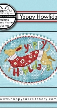 Happy Cat Stitchery - Yappy Howlidays - Free