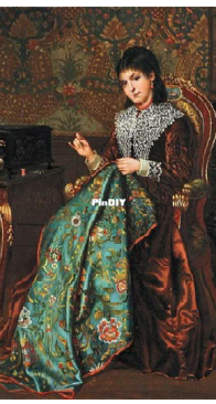 HAED - Portrait of Woman with Embroidery - Free