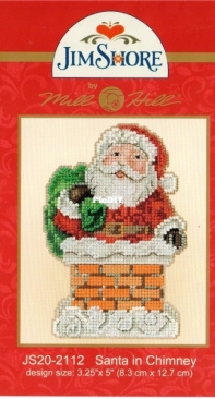 Mill Hill - Jim Shore JS20-2112 Santa in Chimney