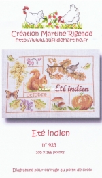 Martine Rigeade 925 - Ete Indien / Indian Summer XSD