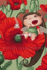 Small Fly in Poppies by Natalia Cherepanova