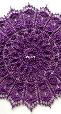Galyna Borysova - Галина Борисова - Jessika Doily - Салфетка Jessika - Russian