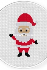Daily Cross Stitch  - Chibi Santa Claus