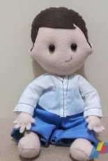 Baby boy in felt