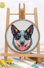 Awesome Pattern Studio C747 - Mandala Australian Cattle Dog