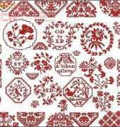 Needleprint Beatrix Potters Quaker Sampler XSD