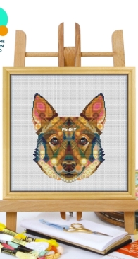 Awesome Pattern Studio - CS2314 - Mandala Swedish Vallhund XSD