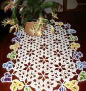 doily thousand flowers-1000 mailles 17 of 1977-les editions de saxe