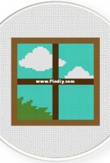 Daily Cross Stitch - Window
