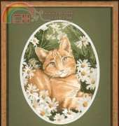 Heritage Stitchcraft JSGC306 Ginger Cat by John Stubbs XSD