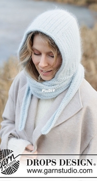 253-61 Winter Hug Hood by Drops Design - Free