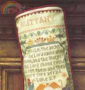 Mary Beale Sampler Stocking  IV