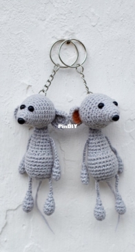 aN Zees Craft - Natalia Zayceva - KeyRing rat George