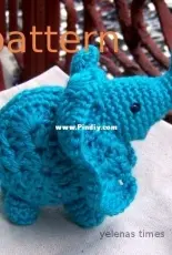 Elenas Times - Yelena times -  Crochet Elephant