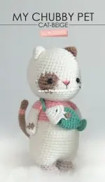 Big Bebez - Yun Young Lee - My Chubby Pet Cat Beige