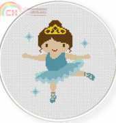 Daily Cross Stitch - Princess Ballerina