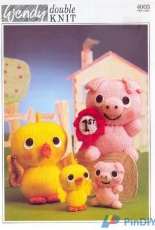 Wendy 4003 Posy the Pig and Sunny the Chick