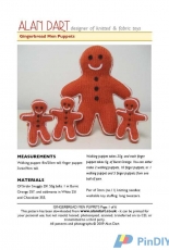 Gingerbread Men Puppets by  Alan Dart