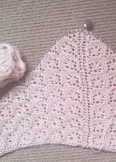 Raindrop shawl