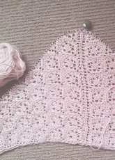 Raindrop shawl