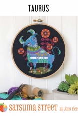 Satsuma Street Designs - Zodiac Series - Taurus