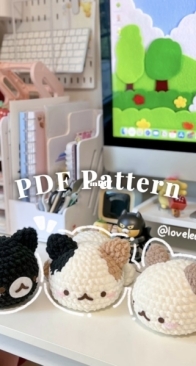 Lovelee Crochet - 3 in 1 Cat Pattern