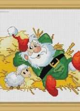 Santa with Sheep by Svetlana Besolova / Norsvet
