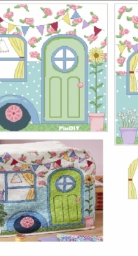 Caravan Cover by Heather Nugent from The World of Cross Stitching TWOCS 321 XSD