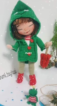 Amigurumi Tayfası - Fazilet Yener - Kayla Doll and Kurbiş - Kayla Bebek ve Kurbiş - Turkish