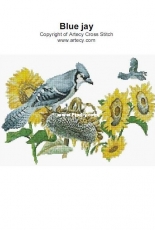 Artecy Cross Stitch - Blue Jay