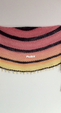 Te Atatū (the Dawn) Shawl by Rachel Evans-Free