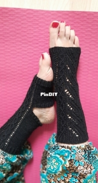 Stallion yoga socks by Karoliina H. Design English, Finnish