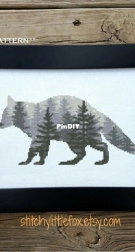 Stitchy Little Fox - Raccoon PCS + XSD