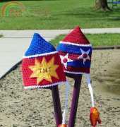 Yarn Artists Designs - Firecracker bottle rocket Hat - Free